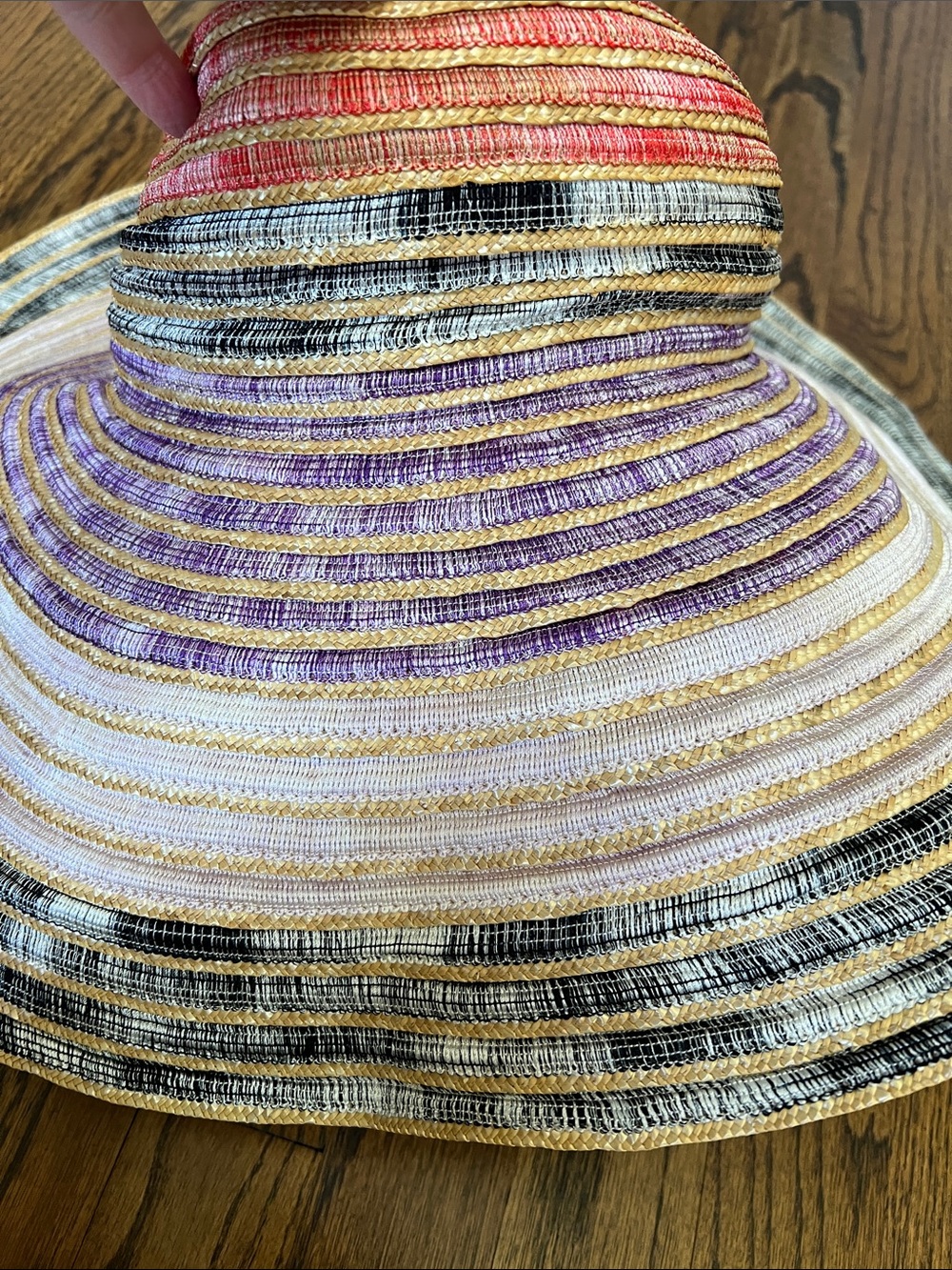 Missoni Mare Straw Multicolor Sunhat NWT - Picture 7 of 14